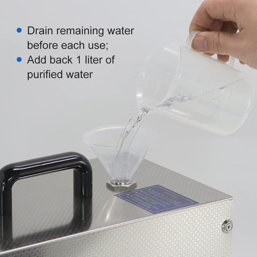 HNZXIB 3L Stainless Steel Jewelry Steam Cleaner 2600W Gold and Jewelry Cleaner Machine Goldsmith Equipment Tools