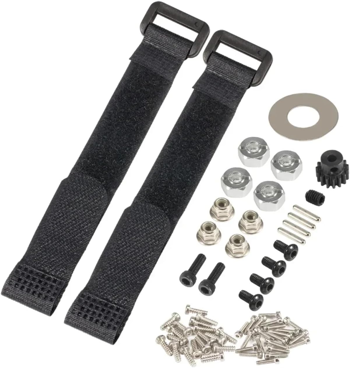 RC Upgrade Accessories for Wrangler for SCX10 1/10 2-Speed Transmission for Chassis Kit Frame with for Rock Slider Body Wheelbase Fender Flares RC Crawler 313mm(Chassis Set)