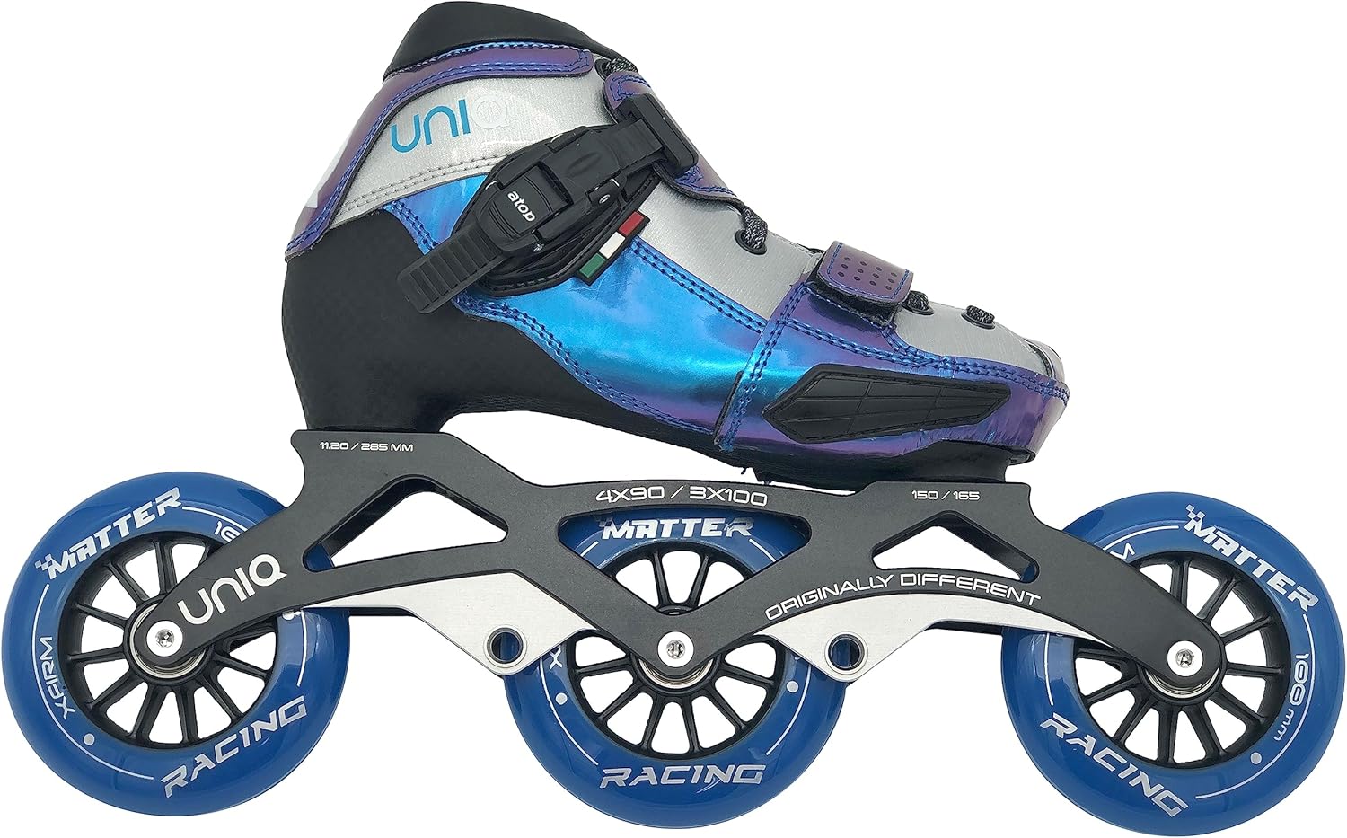 Uniq Q7 Inline Speed Skates Junior Adjustable Sizes