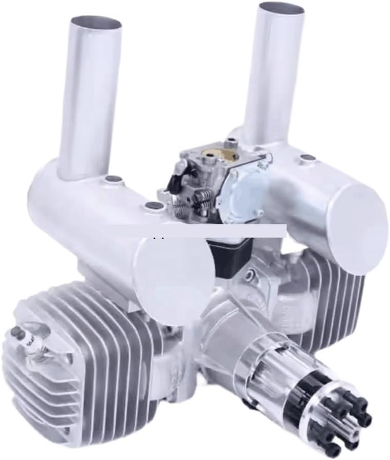 125cc 2 Stroke Twin Cylinder Piston Engine Suitable for RC FPV Drone UAV Fixed Wing Aircraft