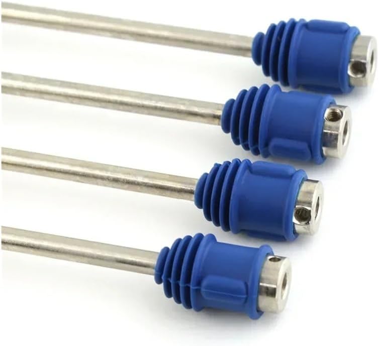4Pcs Steel Drive Shaft CVD Dogbone Driveshafts 5451R Compatible with 1/10 T-Maxx E-Maxx Revo RC Car Upgrades Pa