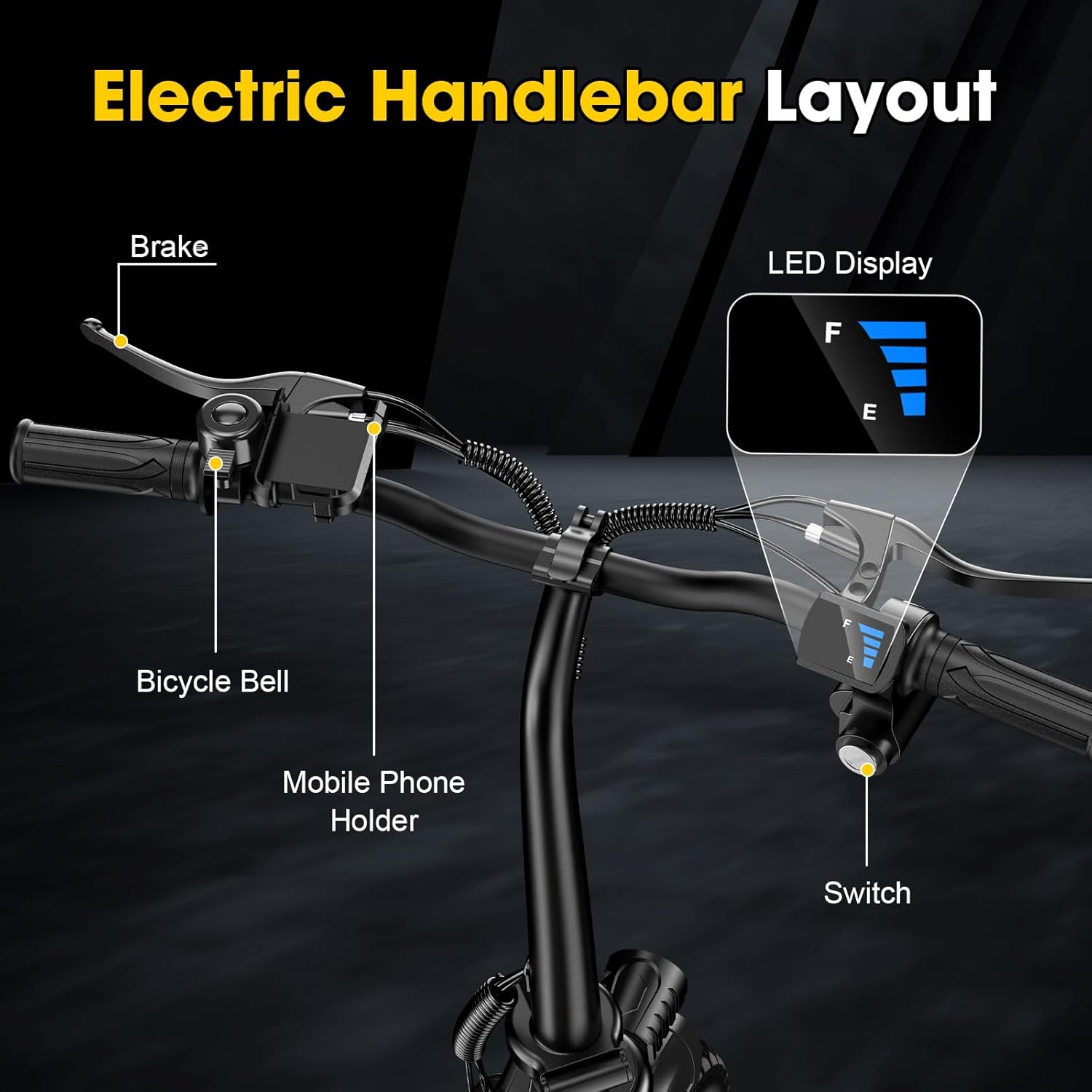 Adults Electric Scooter with Seat,1000W Peak Motor 48V 10.4AH Foldable Electric Scooter,14