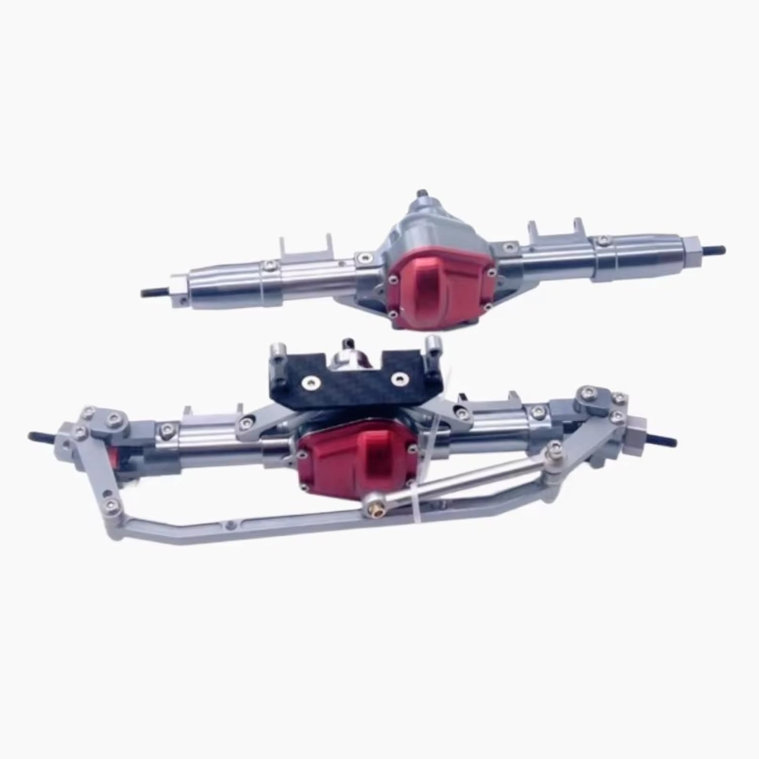 RC Axle Models For SCX10 For Axial D90 1/10 Model Metal Front Rear Axle RC Crawler Car Upgrades Accessories Assemble Replace Parts(1set)