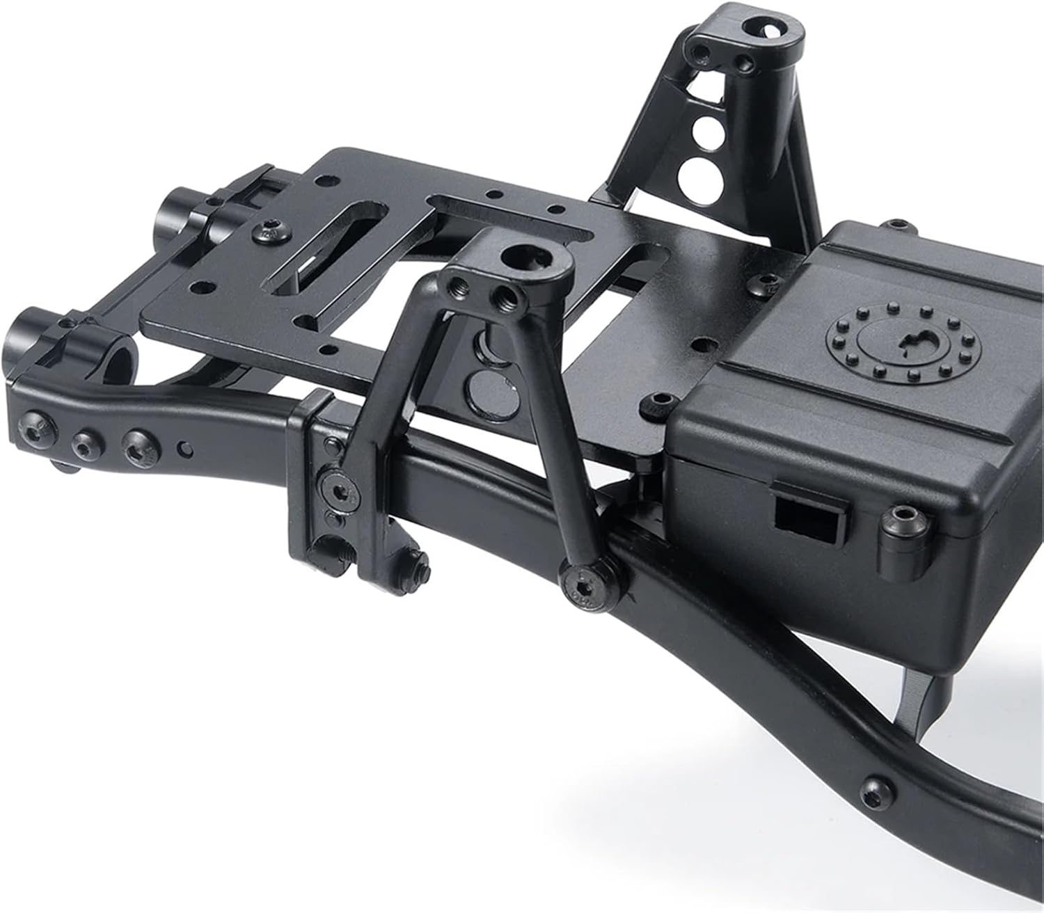 RC Car Parts Compatible with Axial for SCX10 90046 90047 90027 90028 1/10 RC Crawler Car Upgrade Accessories Metal for Chassis Frame