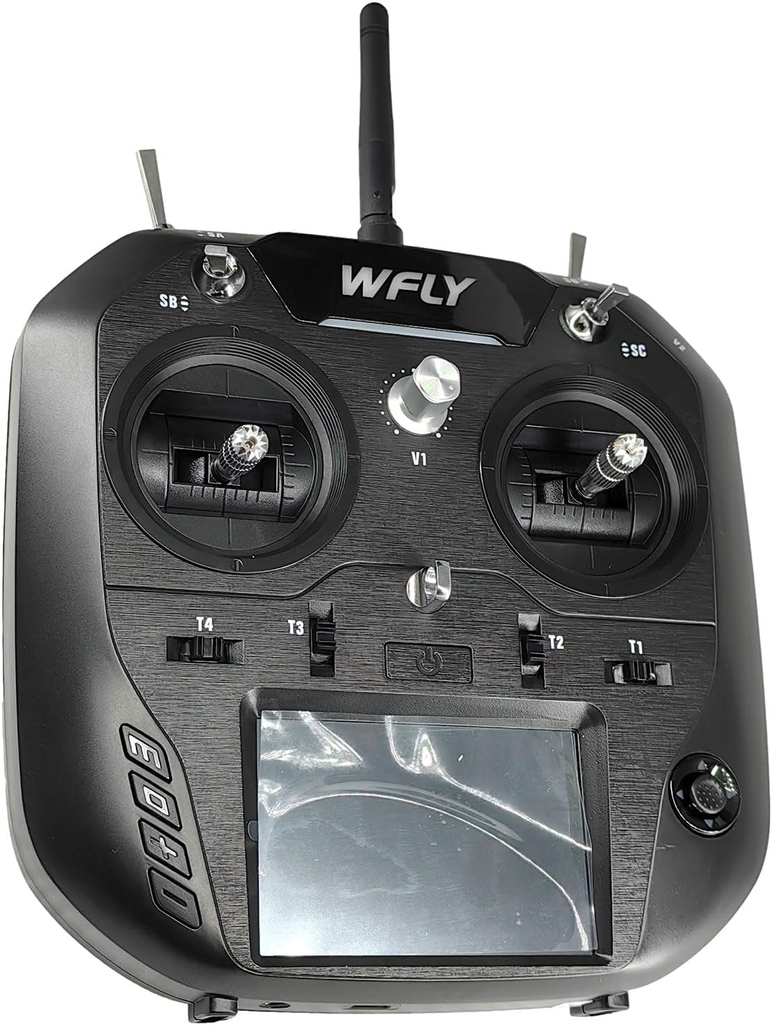 WFLY ET07 +RF207S 10Ch Digital Proportional RC System for Airplane Glider Helicopter Multi-Rotors Vehicle Ship (Mode 2 (Left Hand Throttle))