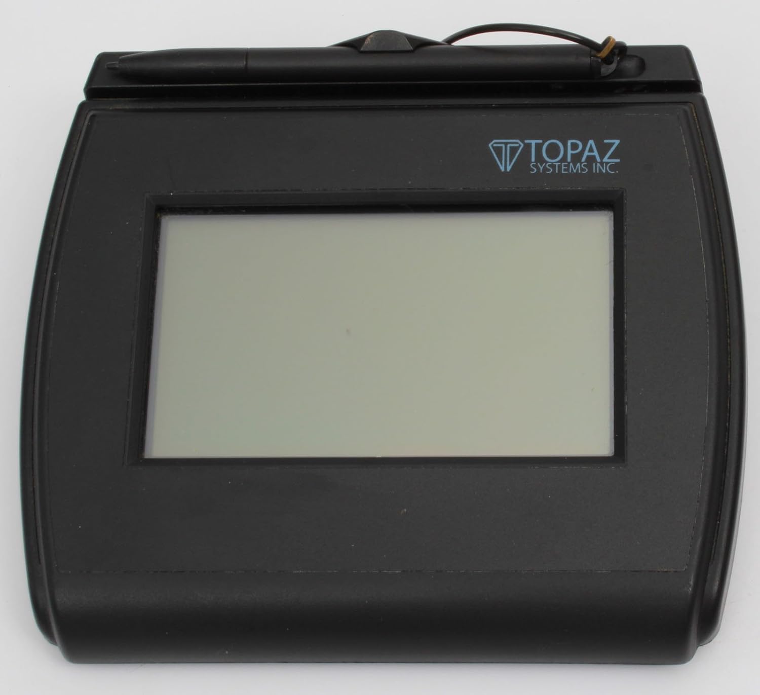 TOPAZ Topaz T-LBK750-BHSB-R Backlit 4x3 LCD Bar Code Reader Signature Capture Pad Dual USB (Renewed)