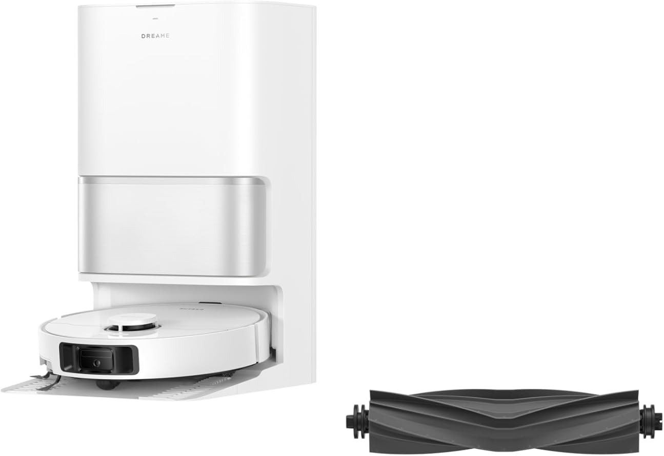 DREAME L40 Ultra Gen 2 Robot Vacuum Cleaner (White) and Main Roller Brush