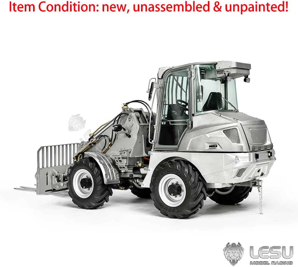 TOUCAN RC HOBBY 1/14 LESU RC Hydraulic Fork Loader AT1050 Radio Control Telescopic Arm Car Kits