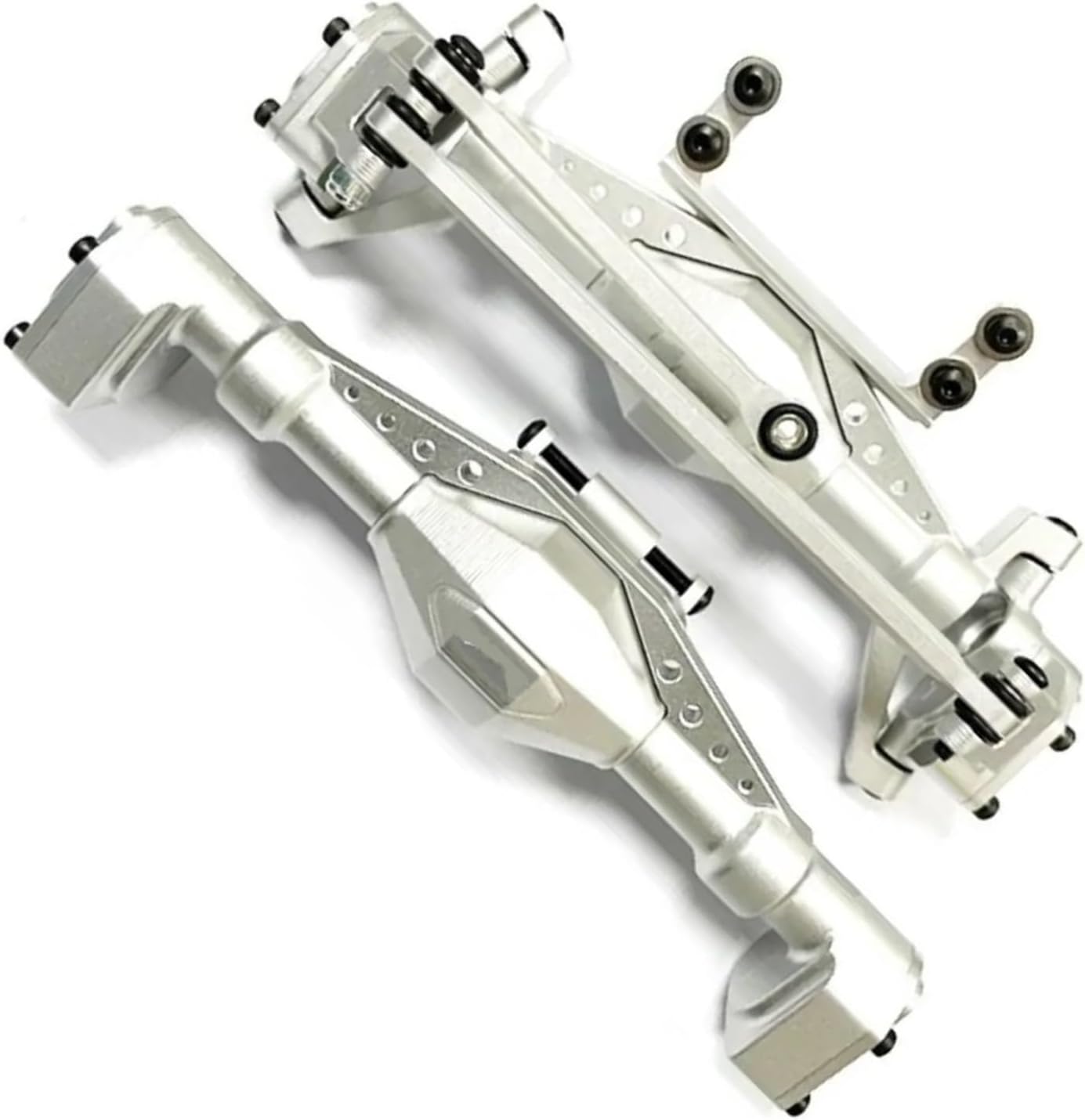 RC Vehicle Axles Compatible with Axial for UTB18 1/18 RC Car Part RC Car Aluminum Alloy Front Rear Axle Housing RC Upgrade Part RC Car Modification Parts(Color 2)