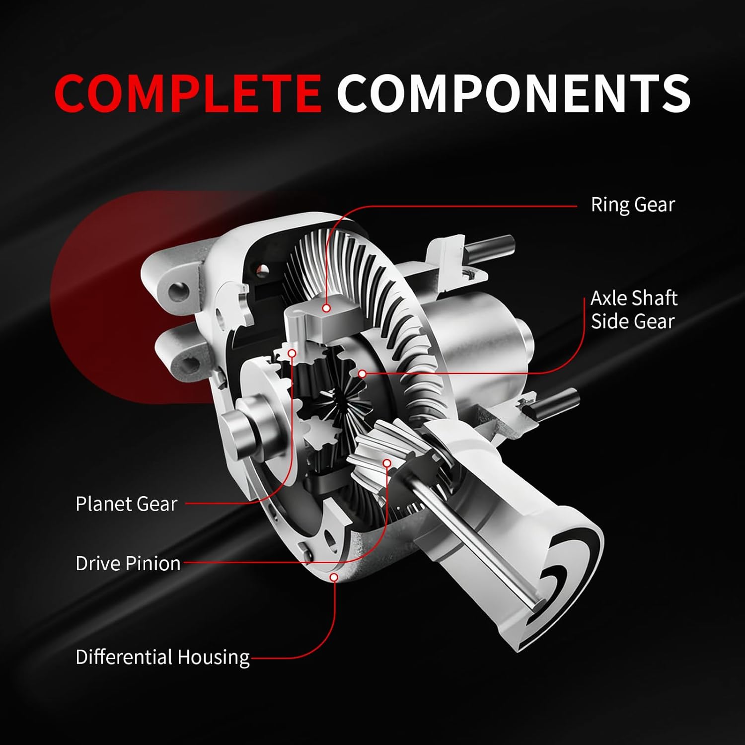 Rear Limited Slip Differential Compatible with 2011-2022 Ram 1500, Fit for 2019-2022 Ram 1500 Classic Chrysler 9.25