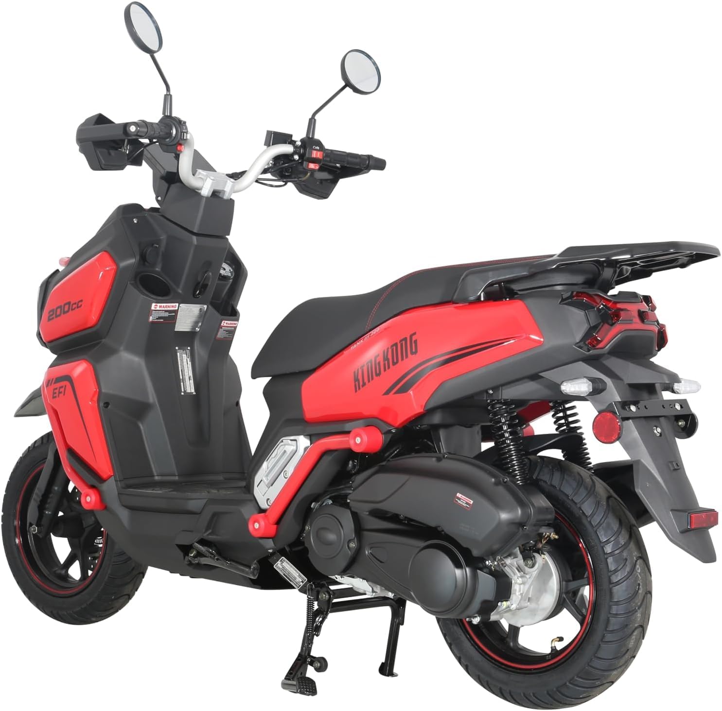 HHH Tank 200 King Kong Scooter New Limited Edition–EFI Fuel Injected with Digital LCD Speedometer Street Moped California Approved