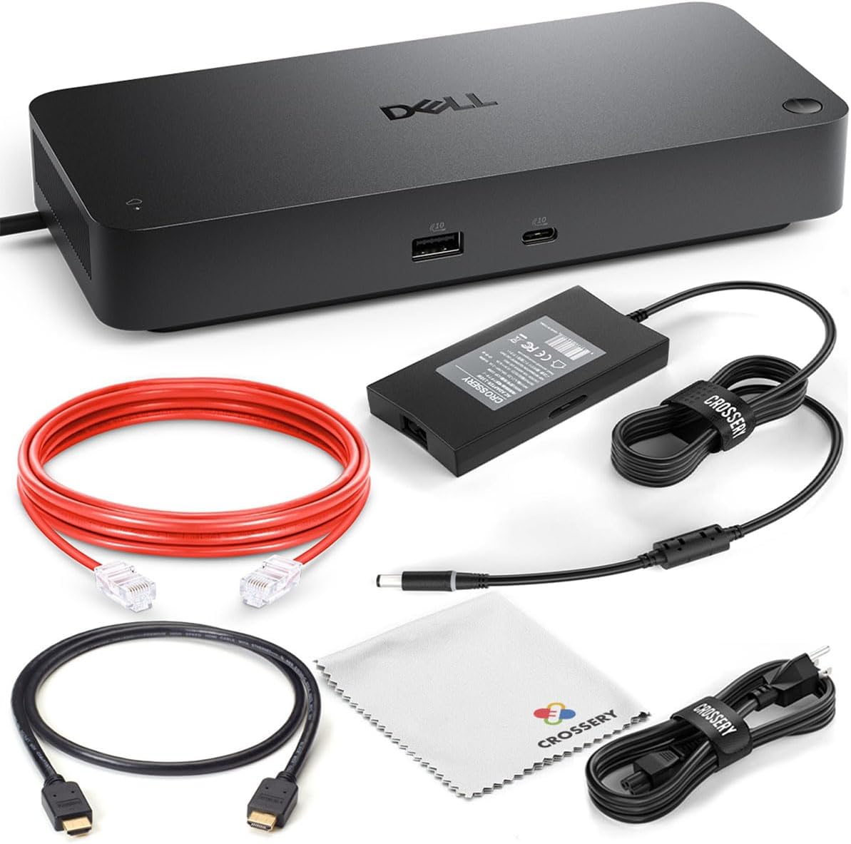 Dell Pro SD25TB4 Thunderbolt 4 Dock - USB-C Docking Station Hub for Dell Laptop, Quad Monitor Support, 4k Display, 180W Power Supply, Thunderbolt 4 Docking Stations for Windows, MacBook Pro