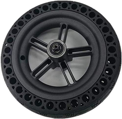 Electric Scooter Tires Honeycomb Solid Tires 8.5 Inch 8 1/2X2 Explosion-Proof Wheel Assembly Including Disc Brake Pads Suitable for M365 Electric Scooter Rear Wheel Replacement Solid tire