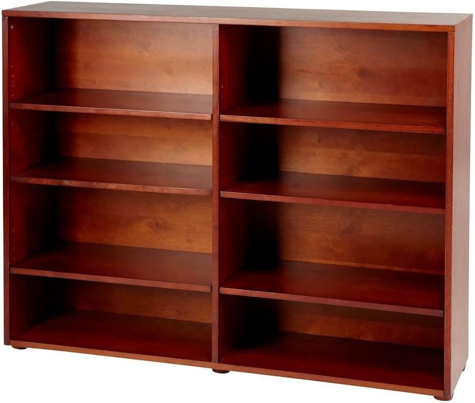 Kids 8 Shelf Wooden Bookcase