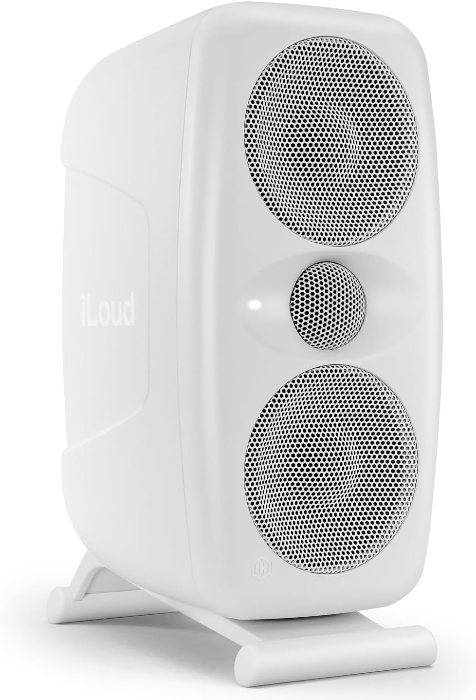 IK Multimedia iLoud MTM MKII White (Single) Compact Studio Monitor with Built-in ARC Room Correction, 100W RMS high-Performance Desktop Speaker, Computer Speakers and pc Speakers use and DJs