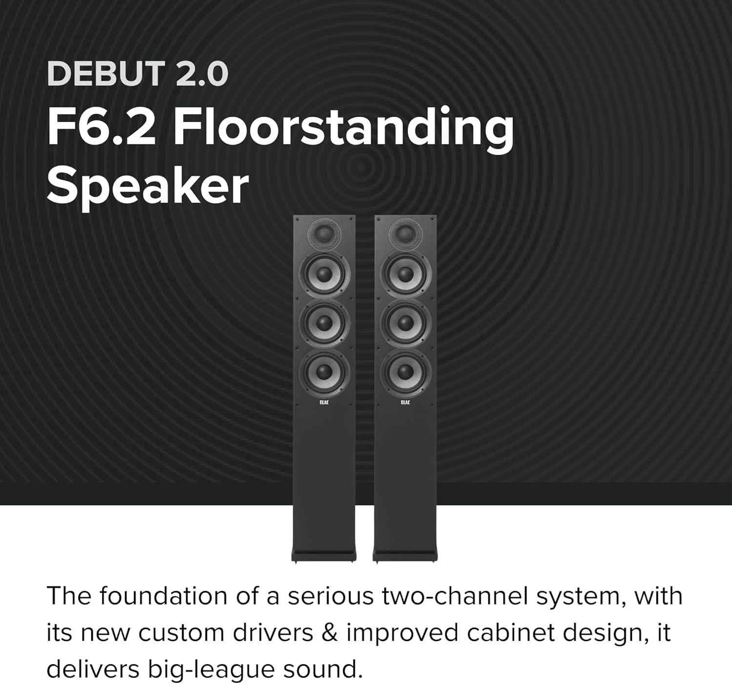 ELAC Debut 2.0 F6.2 Floorstanding Speaker