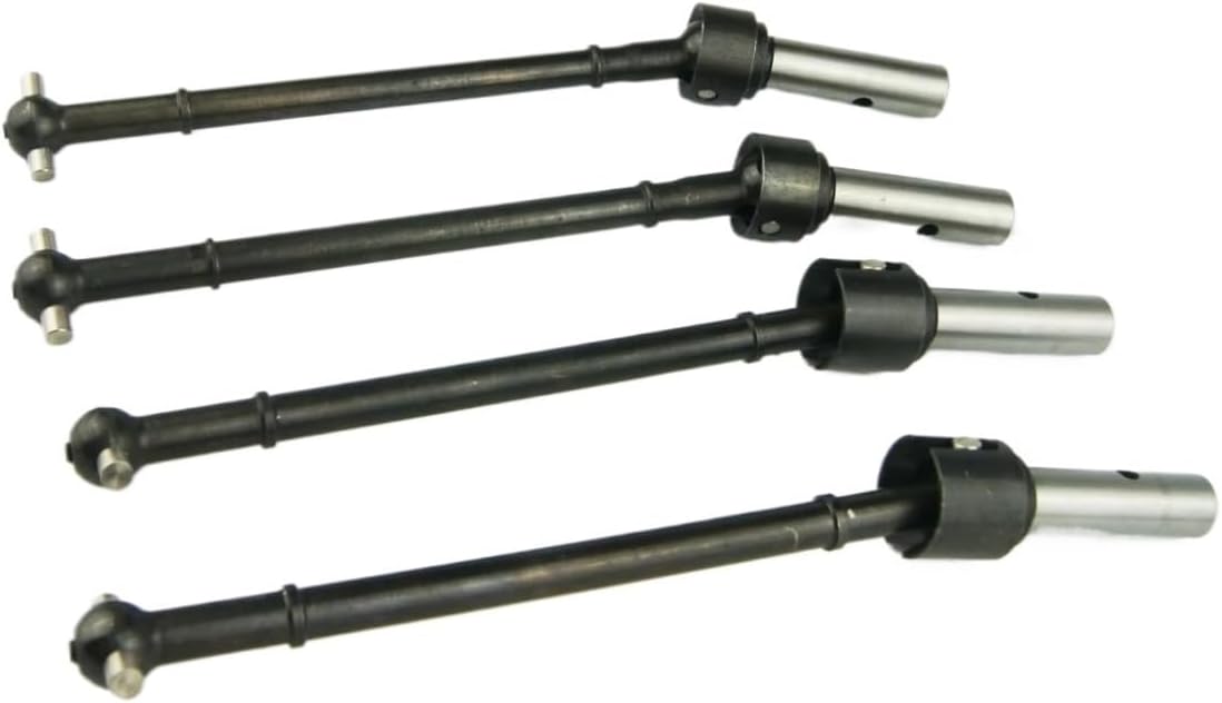 RC Drive Shafts for Losi for Desert for Buggy XL for Dbxl Mtxl E2.0 8mm Steel Front Rear Driveshaft Dogbone Joint Kit RC Car Parts(Front and Rear)