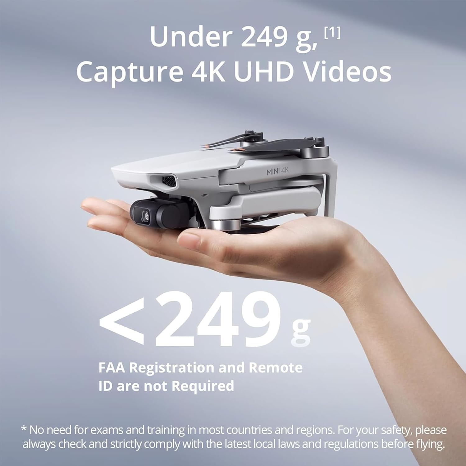 DJI Mini 4K Drone with 4K UHD Camera with 64GB MicroSDXC Memory Card Bundle