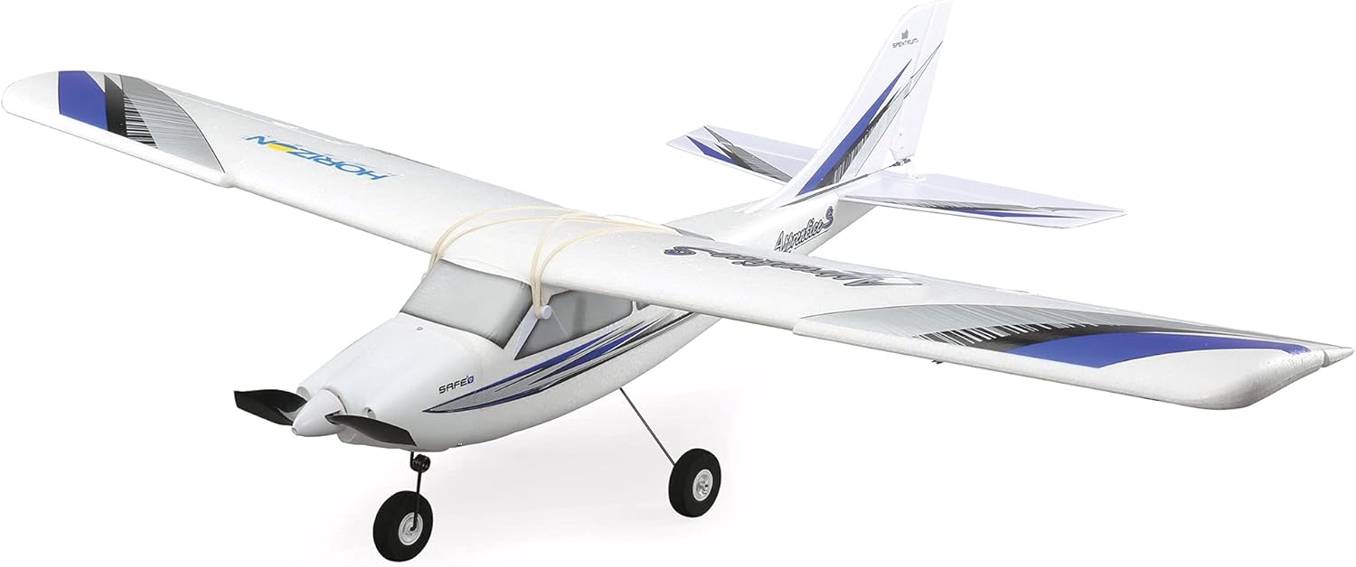 HobbyZone RC Airplane Apprentice S 2 1.2m RTF Basic (Battery and Charger Not Included) with Safe, HBZ310001, White