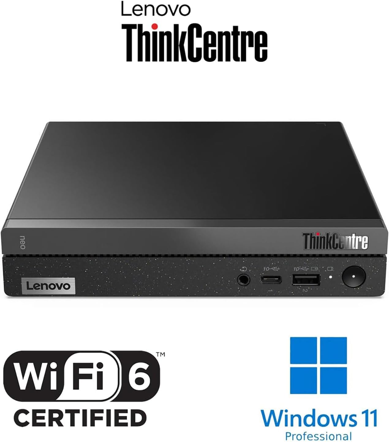 Lenovo ThinKCentre neo 50q Gen 4 Tiny 1L Business Mini Desktop Computer, 13th Gen Intel 8-Core i5-13420H (Beat i7-1355U), 32GB DDR4 RAM, 1TB PCIe SSD, 2 DisplayPorts, WiFi 6, Win 11 Pro, Vent-Hear