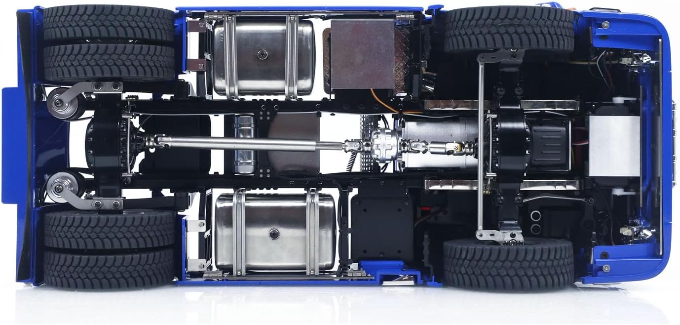 TOUCAN RC HOBBY 1/14 4 * 4 Metal 2Speed Transmission 770S RC Tractor Truck Remote Control Vehicle Differential Locks Brushed 80A ESC RTR for Ages 14+