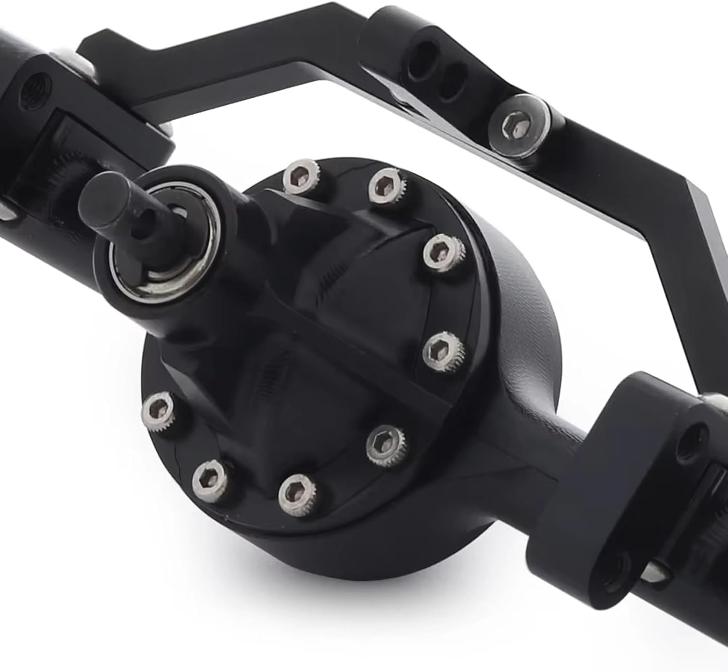 RC Car Parts Compatible with Gelande TF2 D110 for Yota 1/10 RC Crawler Car Upgrade Parts Accessories Aluminum Alloy CNC Front Rear Axle Set