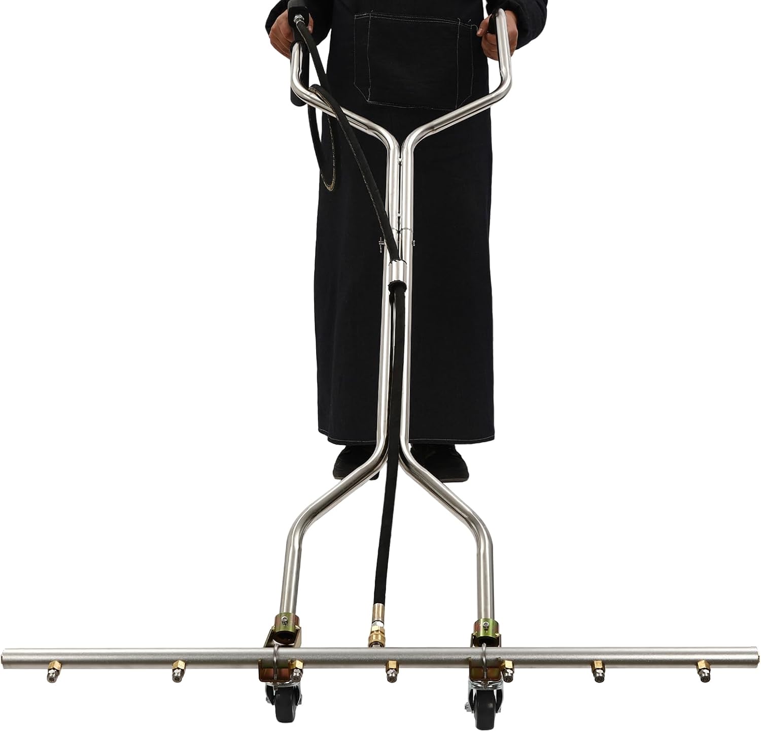 Professional Power Washer, Pressure Washer Water Broom with 7 Nozzles Steam Cleaner Portable Steamer Cleaning Machine for Home Kitchen Car Road Cleaning Use