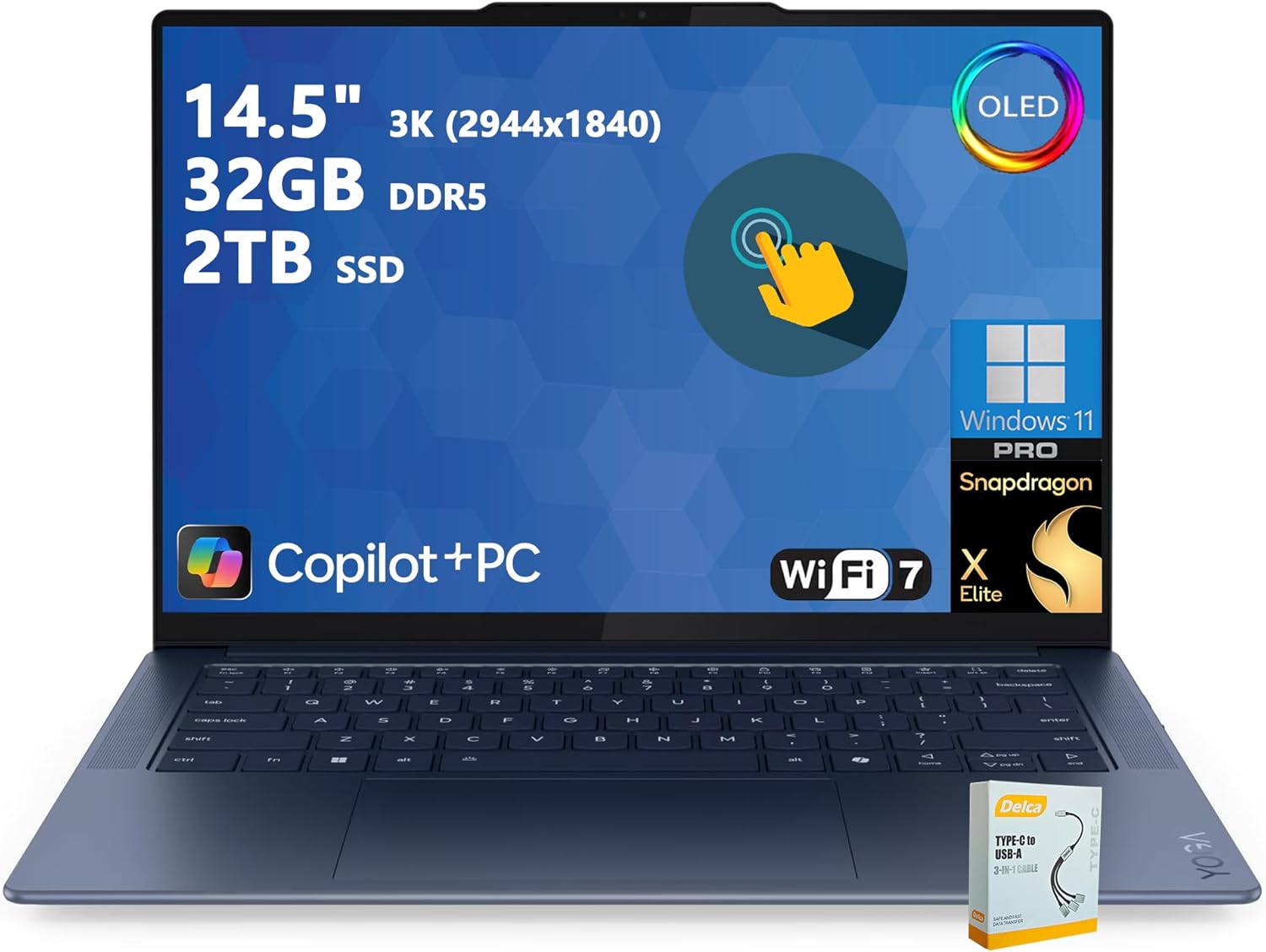 Lenovo Yoga Slim 7X Copilot+ AI PC Laptop | 14.5