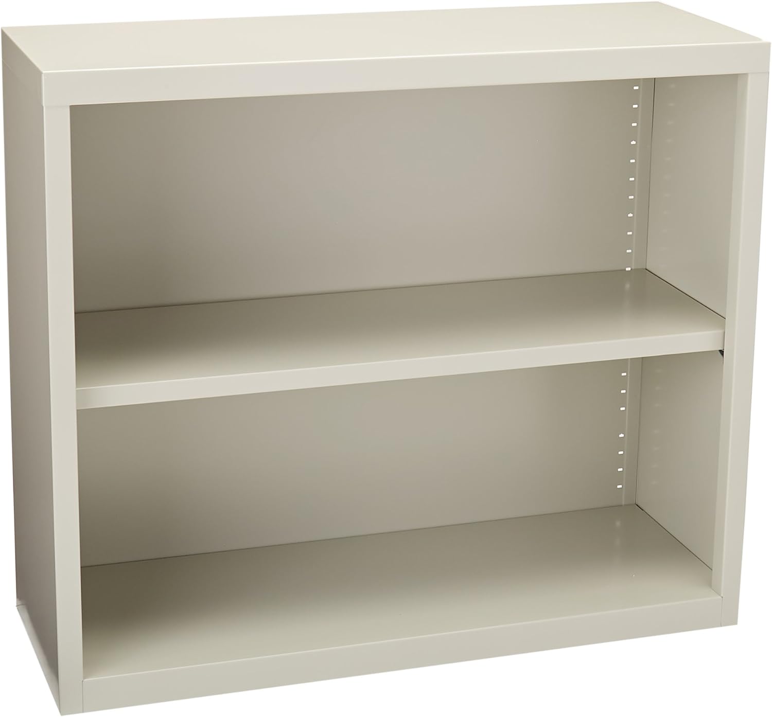 Lorell LLR41280 Fortress Series Steel Ligh Gray Book Case, 34.5