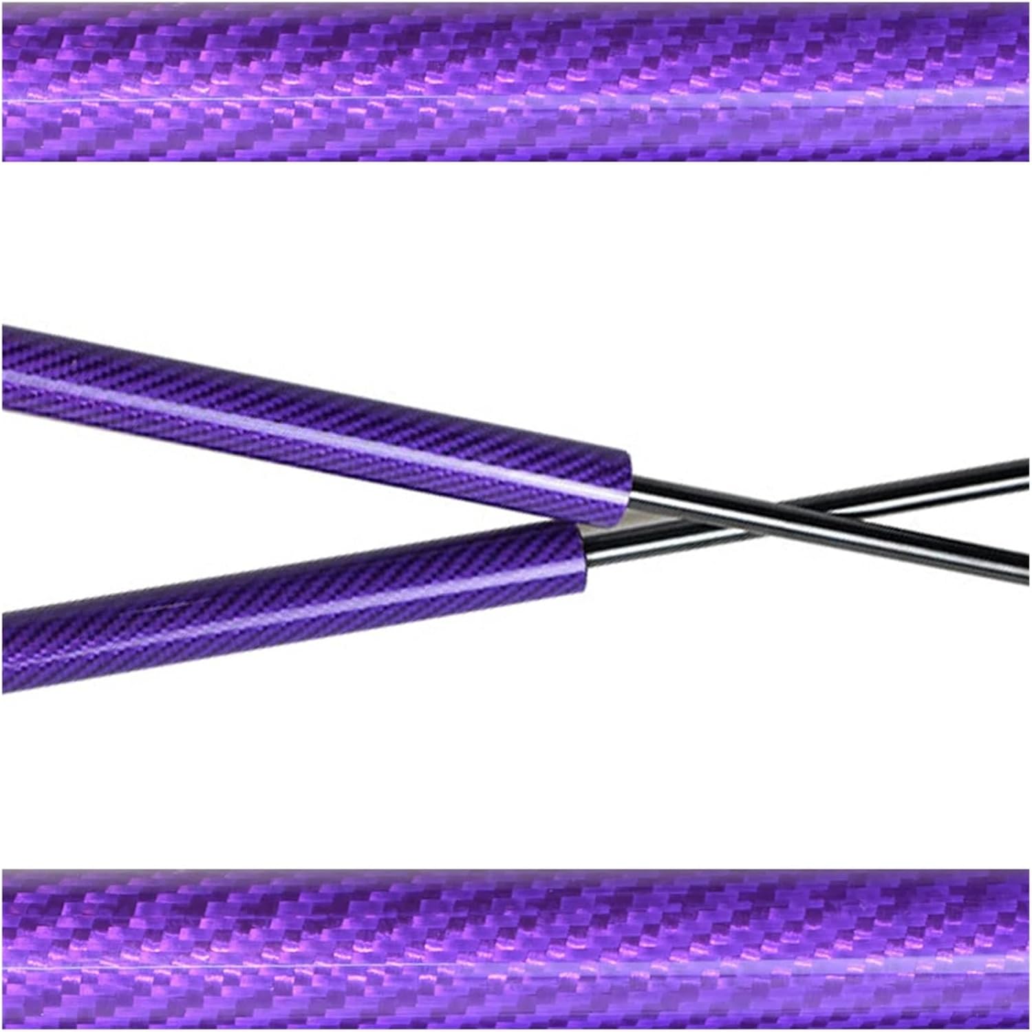 Compatible With Baojun RC-5 2020-2024 RC-5W Valli MAZ Sus'vet Front Bonnet Hood Modify Lift Support Shock(Purple carbon fiber)