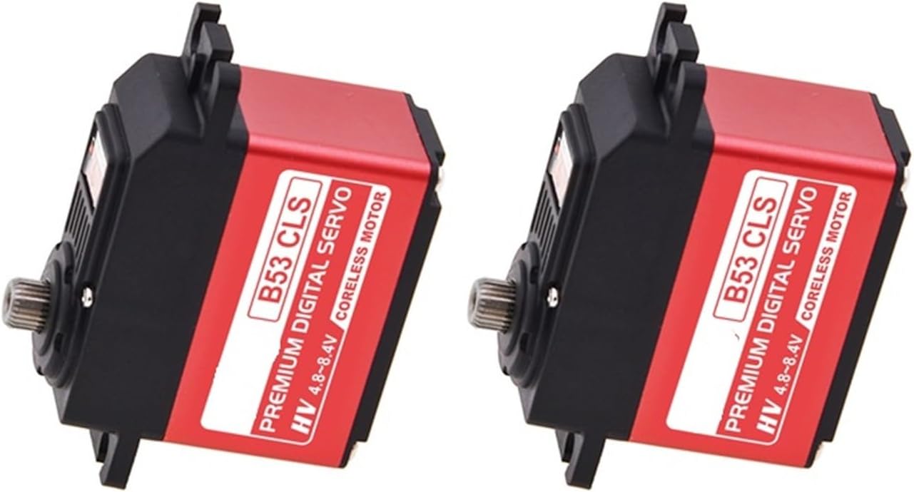 Coreless Motor B53CLS HV 15KG 0.05 sec High Speed ​​Standard Digital Steering Servo for RC 1/10 1/12(B53CLS X2PC)