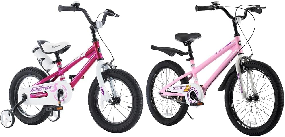 Royalbaby Freestyle Kids Bike Girls 16 Inch & 20 Inch Wheel Bicycle Bundle