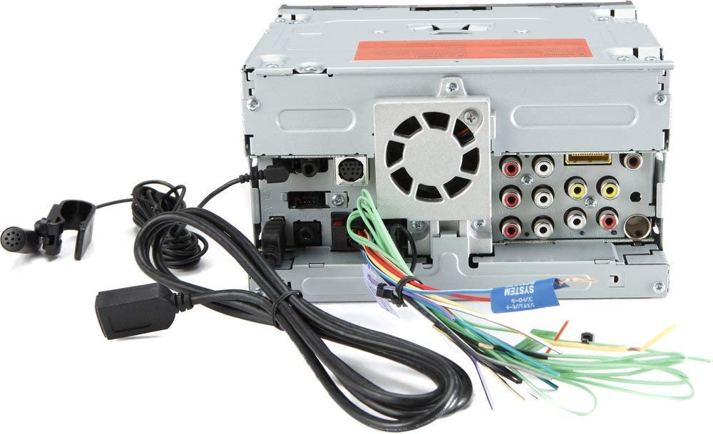 Pioneer 7 inches Built-in Bluetooth - In-Dash CD/DVD/DM Receiver - Black (Renewed)