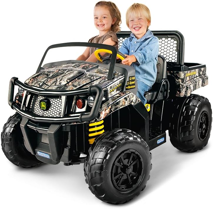 Peg Perego John Deere Gator Xuv Children's Powered Ride Ons, Camo, One Size (Amazon Exclusive)