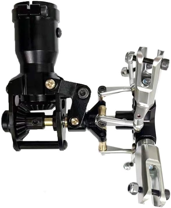 Metal 4 Blades Torque Drive Rotor Assembly Compatible with Trex550 600 700 800 Helicopter Suit 21.5mm Tail Boom(Standard Tail Rotor)