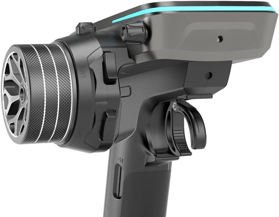 WFLY X9S RC car Radio Transmitter with 9 Channels Receiver RG209S Set Runner and Trigger Hall Gimbals 3.5ms Latency Constant Speed Navigation Support GPS