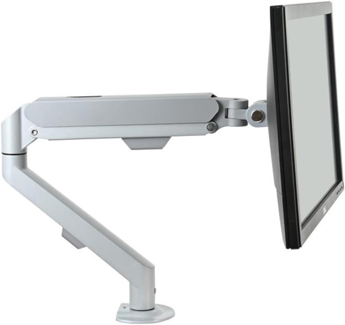 Computer Desktop Aluminum Alloy Elevated Single-arm Monitor Stand Aluminum Alloy Gas Spring Monitor Stand