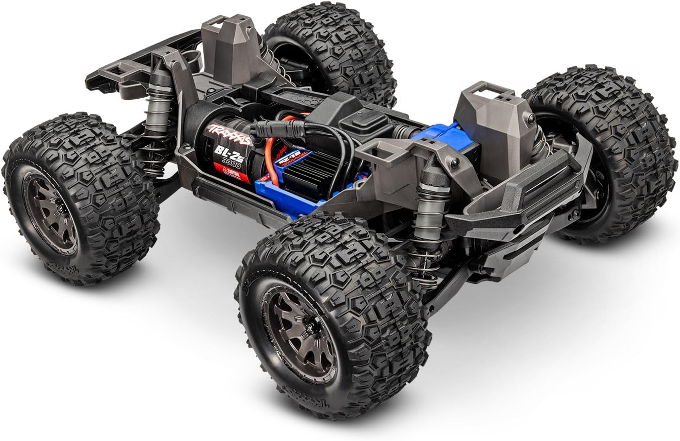 107154-1BLUE Traxxas Mini Maxx BL-2S - Blue