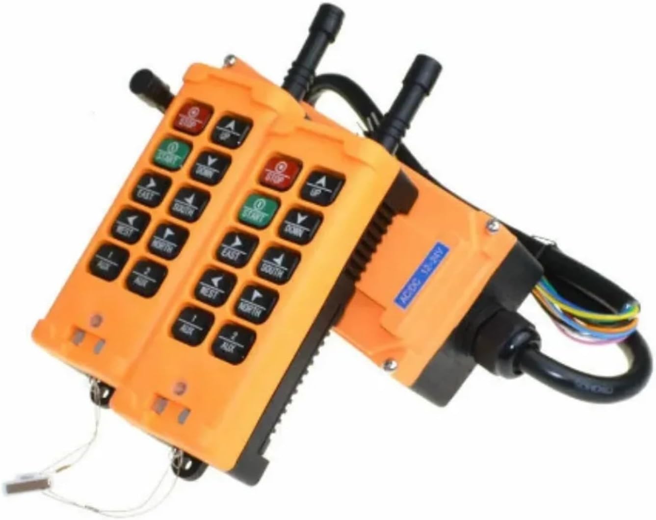 HS-10 2 Transmitters 10 Channels Hoist Crane Radio Remote Control System 380VAC MWRFKJOB