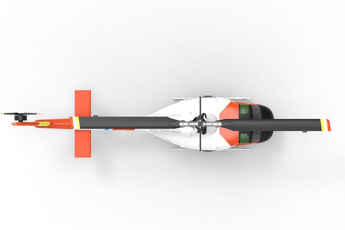 YU Xiang F07S UH-1 Huey 1/34 2.4G 6CH Brushless Direct Drive 6G Flybarless RC Helicopter Model with GPS Positioning for Altitude Hold and Adjustable Left/Right (RTF)