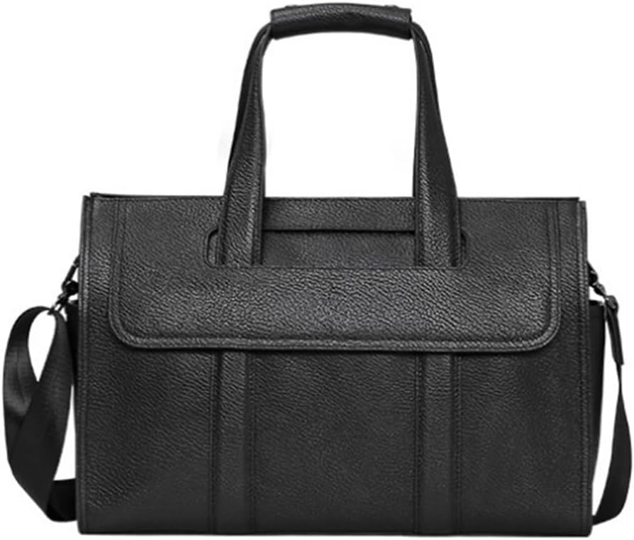 Men's Bags Leather Men's Handbags Layer Cowhide Computer Bag 15.6 Inch Business Large Capacity Briefcase