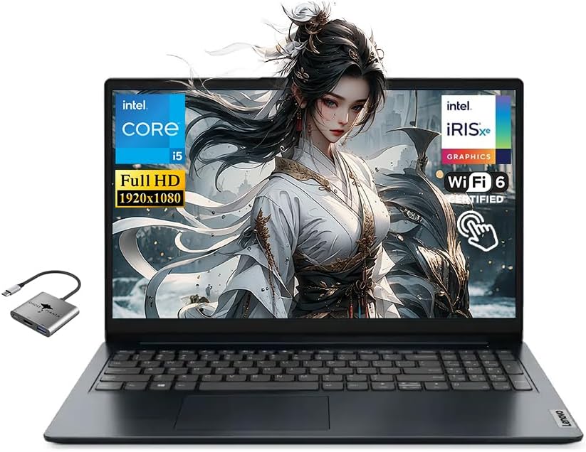 Lenovo IdeaPad Touchscreen Business Laptop Win11 Pro, 10-Core Intel Core i5(Beat i7-1255U) 16GB RAM 512GB SSD, Long Battery Life WiFi 6 15.6