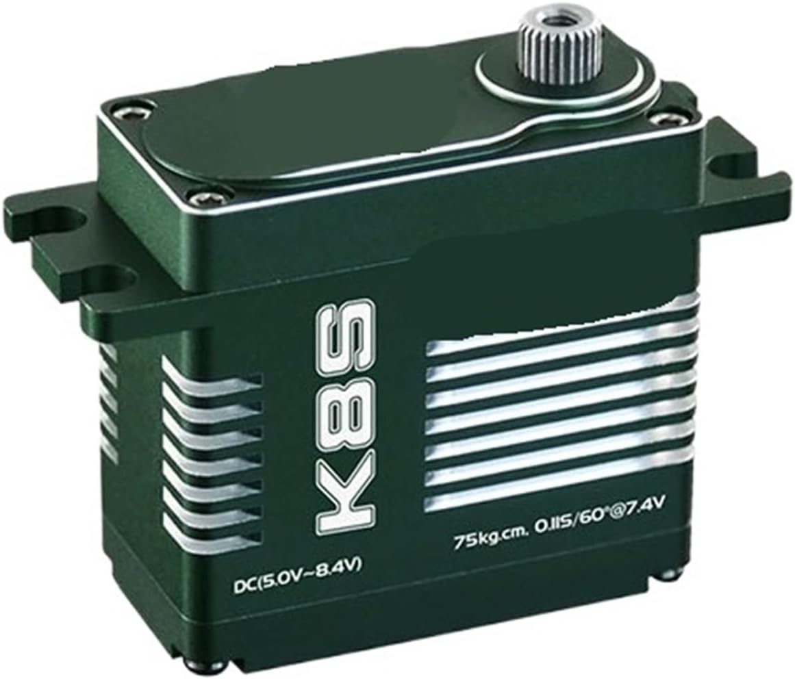 K8S 75kg Digital Waterproof Brushless Steel Gear Fixed Wing Servo