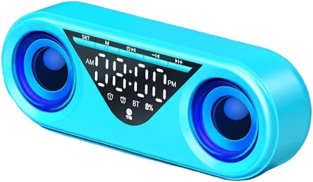 Mini Audio Intelligent Speaker, Subwoofer, Electronic Alarm Clock