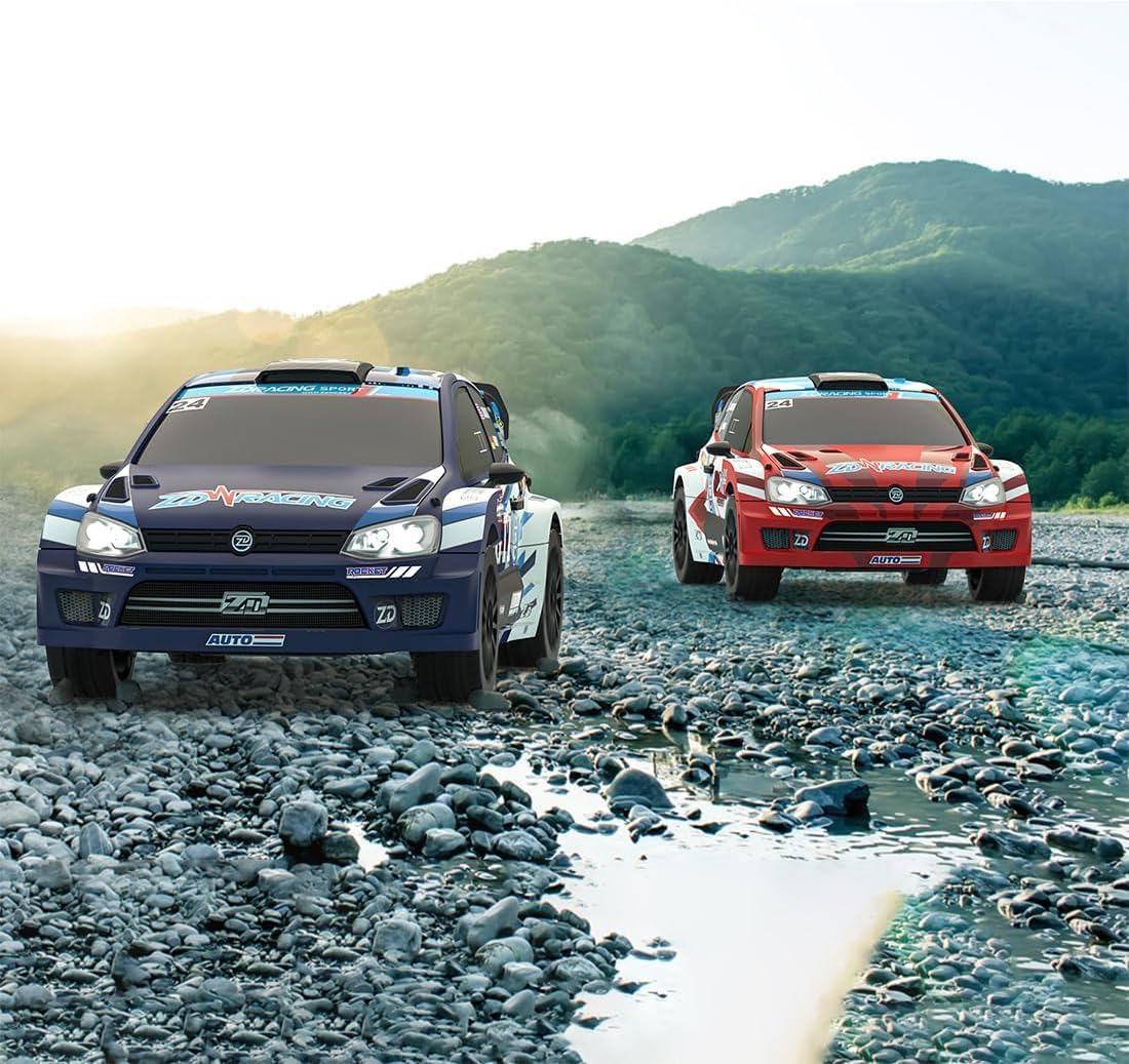 ZD Racing RX12 RC Drifting Car 1/12 4WD Brushless 70KM/H High Speed Sports Cars Vehicle Toy Gift (Red)