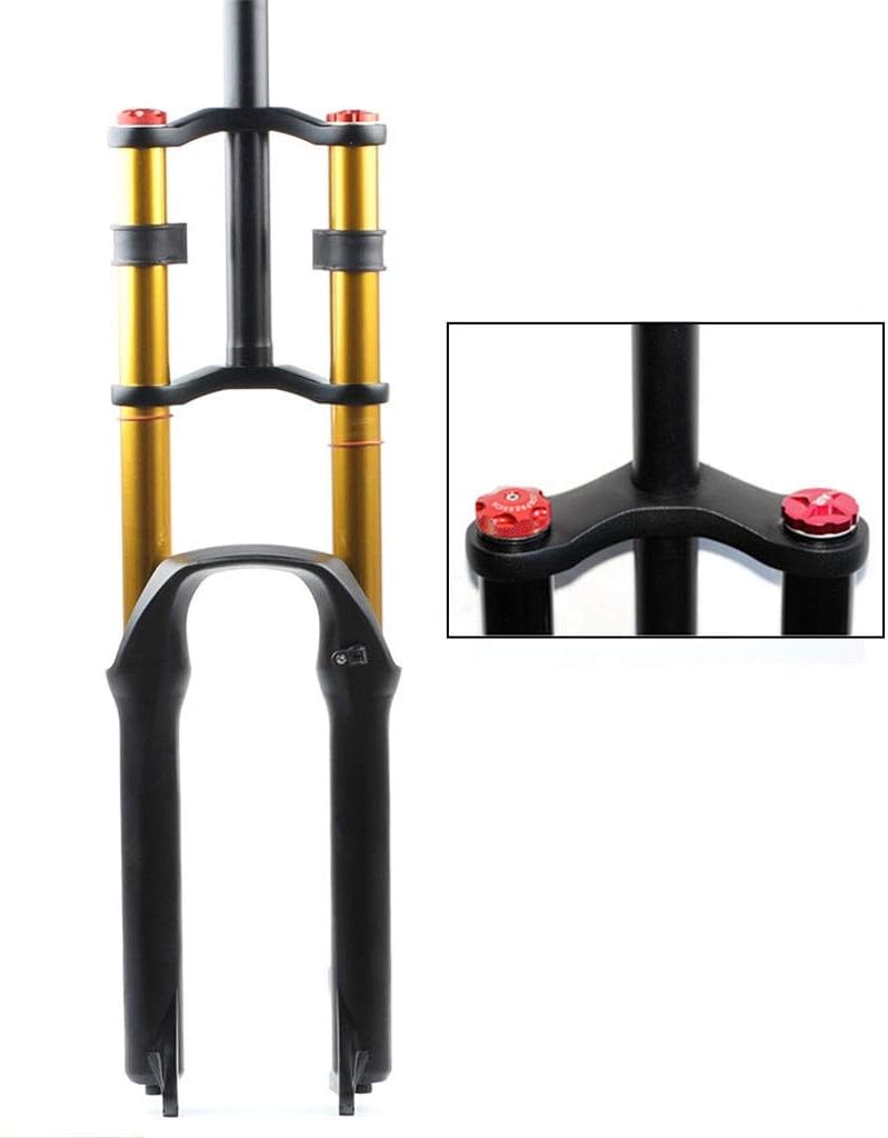 26/27.5/29 Inch Double Shoulder Suspension Fork, Magnesium Alloy Rebound Adjusyment Air Front Forks