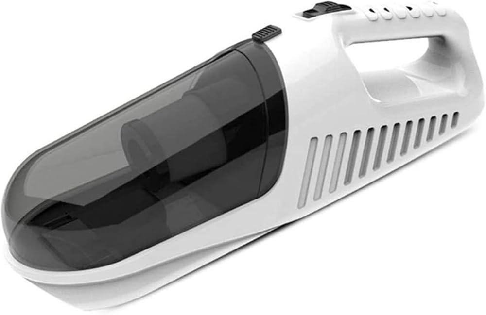 Sxdthy Handheld Vacuum,Hand Vacuum Cordless with High Power,Mini Vacuum Cleaner Handheld Powered by Li-ion Battery Rechargeable Quick Charge Tech (Color : White)