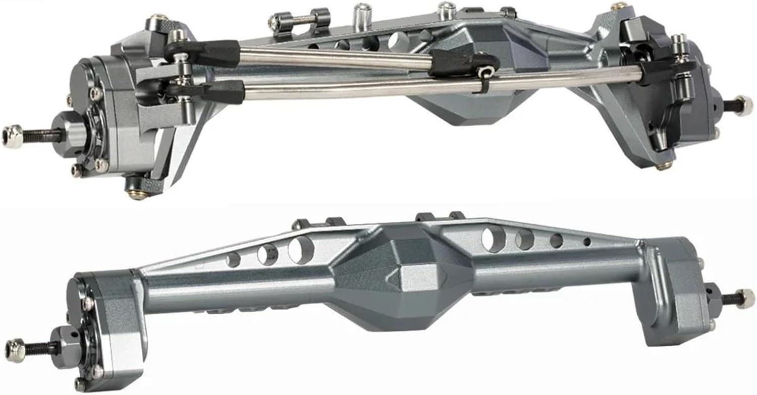 RC Vehicle Axles Compatible with Capra for Wraith 1/10 RC Crawler Aluminum Front Rear Offset Portal Axle with Constant Velocity Driveshift Link Mount(Color:2)