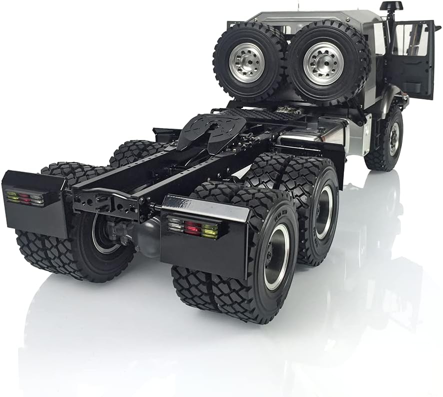 TOUCAN RC HOBBY 1/14 26.5Inches Metal 6X6 Remote Control Off Road Tractor Truck 2Speed Gearbox Differential Axles Metal Chassis No Battery for Ages 14+