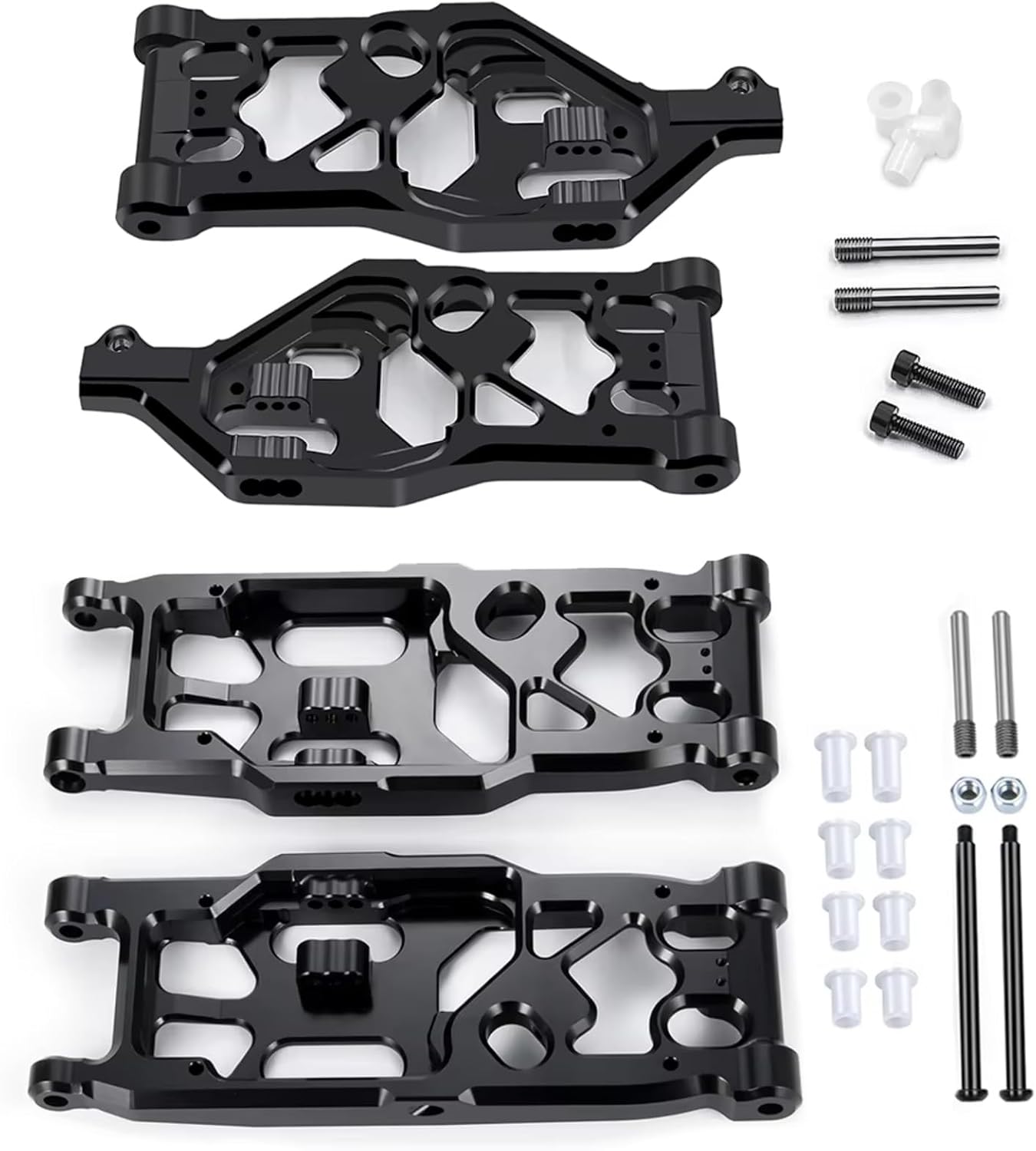 RC Cars Models Parts For Kraton 8S 1/5 CNC Aluminum Alloy Front/Rear Lower Suspension Arms Mount RC Car Truck Model Upgrade Parts(1set)